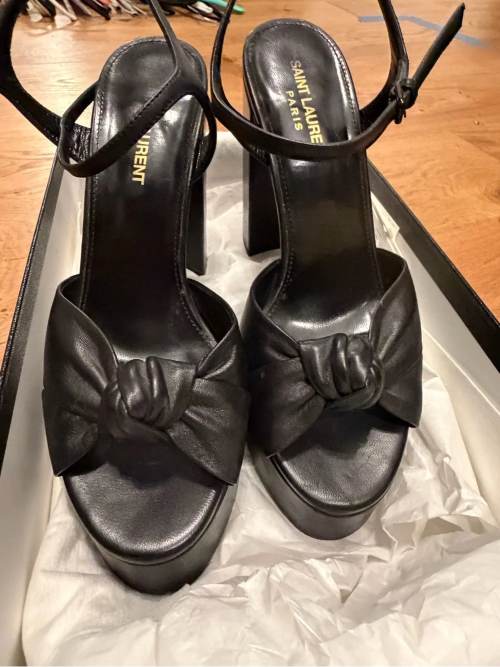 Saint Laurent platform sandals